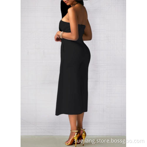 Women Office Loose Wide Leg Pants Jumpsuits